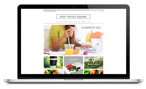 Post Office Square - Web Mockup